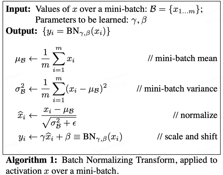 Batch Normalization